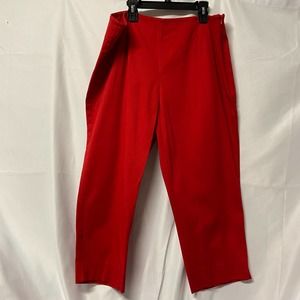 Boston Proper Capri Red Size 16 Side Zipper
